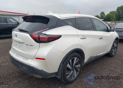 2022 Nissan Murano Sl from USA, damaged, VIN 5N1AZ2CSXNC130727